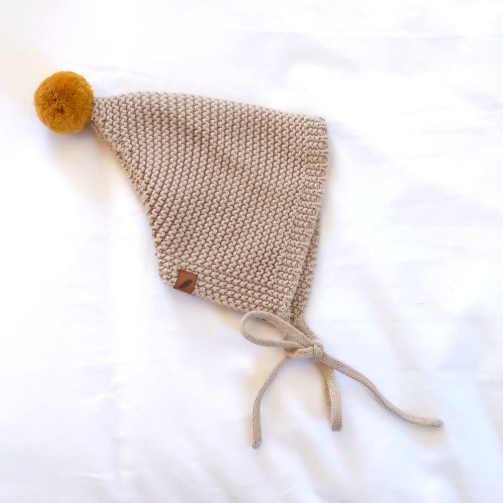 Adorable Organic Knit Bonnet
